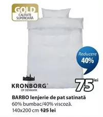 BARBO lenjerie de pat satinată