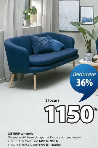 GISTRUP canapele