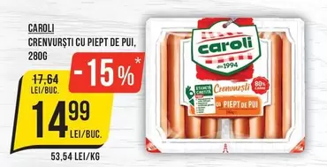 CRENVURSTI CU PIEPT DE PUI
