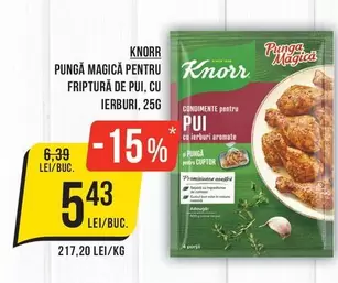Punga Magica pentru Friptura de Pui, cu Ierburi