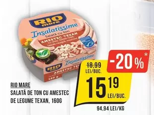 SALATĂ DE TON CU AMESTEC DE LEGUME TEXAN