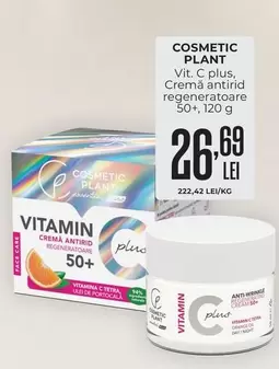 Vit. C plus, Cremă antirid regeneratoare 50+