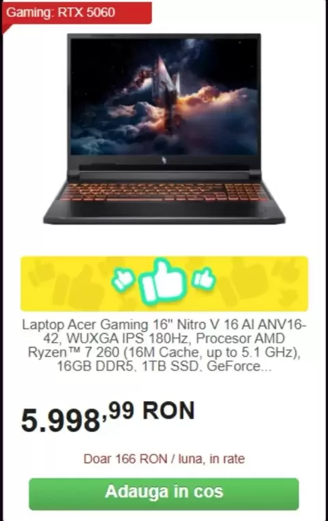 Amd - Gaming RTX 5060