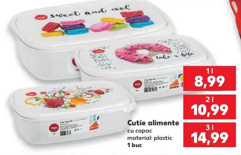 Cutie alimente cu capac