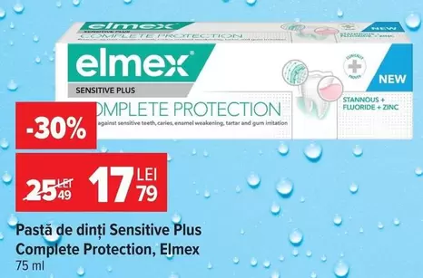 Pastă de dinți Sensitive Plus Complete Protection