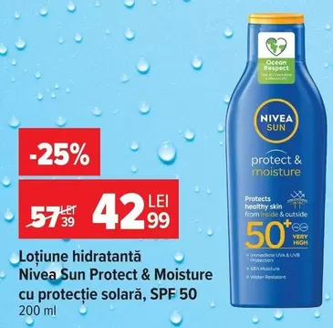 Protect & Moisture cu protecție solară, SPF 50