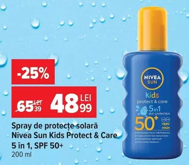 Spray de protecție solară Protect & Care 5in1