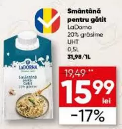 Ladorna - Smântână pentru gătit