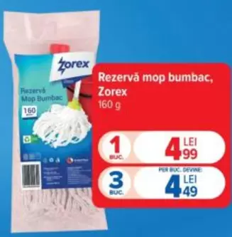 Rezervă mop bumbac