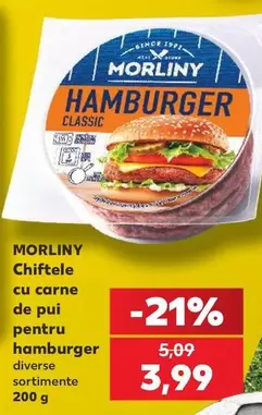 Chiftele cu carne de pui pentru hamburger
