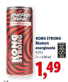 KONG STRONG Bautura energizanta