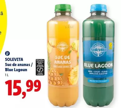 Suc de ananas / Blue Lagoun