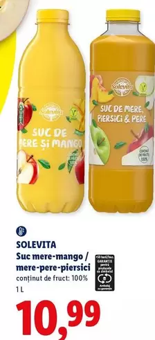 Suc mere-mango / mere-pere-piersici