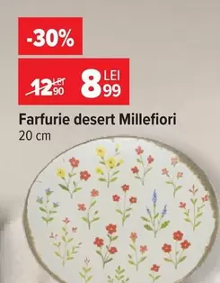 Farfuriile desert Millefiori