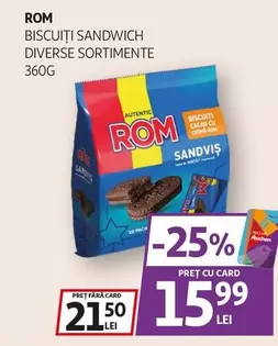 Auchan - BISCUȚI SANDWICH