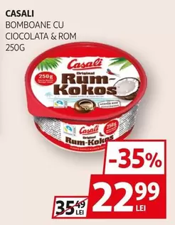 BOMBOANE CU CIOCOLATA & ROM