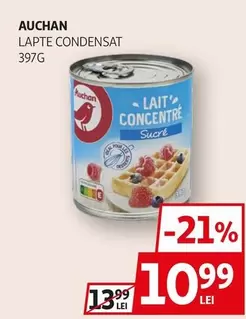 Auchan - LAPTE CONCENTRAT