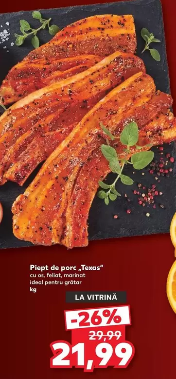 Piept de porc "Texas"