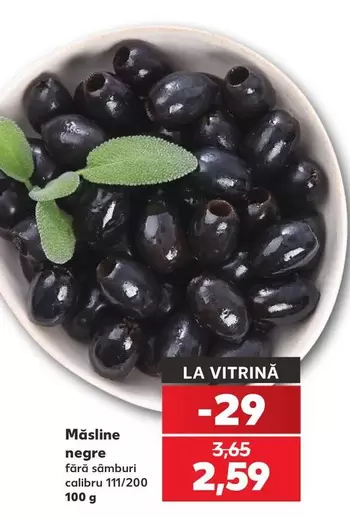 Măsline negre fără sâmburi