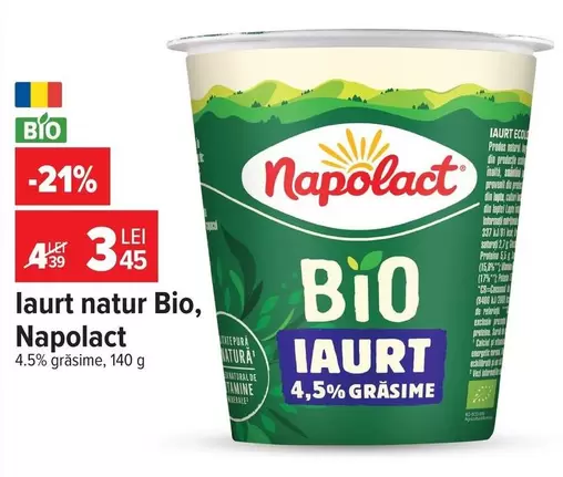 Iaurt natur Bio