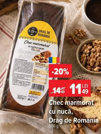 Chec marmorat cu nucă