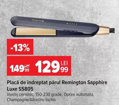 Placă de îndreptat părul Luxe S5805
