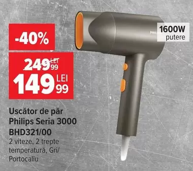 Philips - Uscător de păr  Seria 3000 BHD321/00