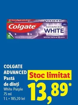 Advanced White Purple Toothpaste