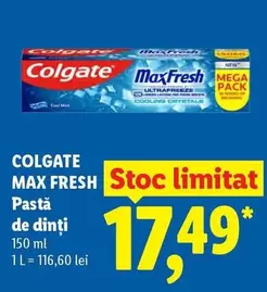 Max Fresh Pasta de dinți
