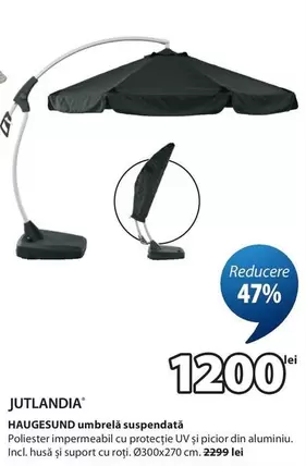 JUTLANDIA Umbrelă suspendată