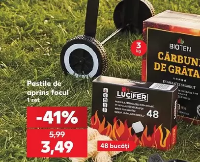 Pastile de aprins focul