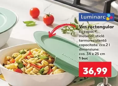 Vas rectangular