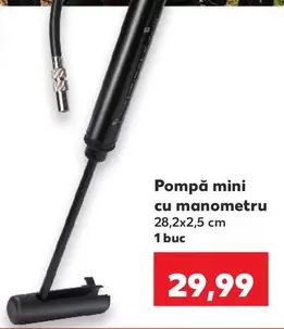 Pompă mini cu manometru