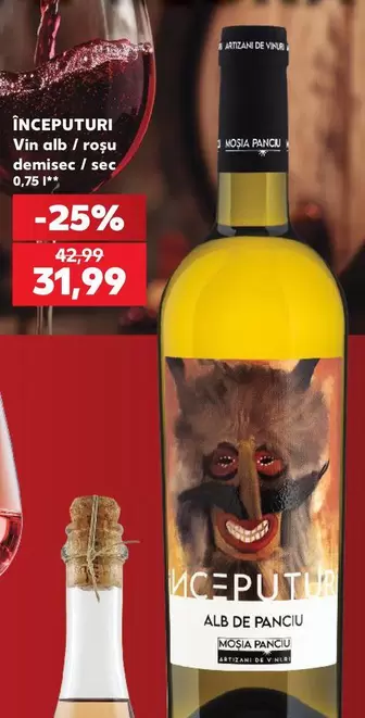 Alb - Vin alb / roșu demisec