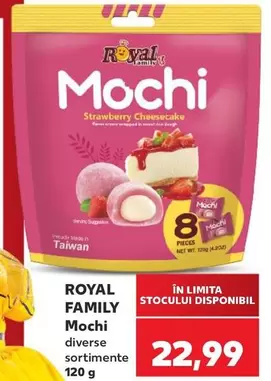 Mochi Strawberry Cheesecake