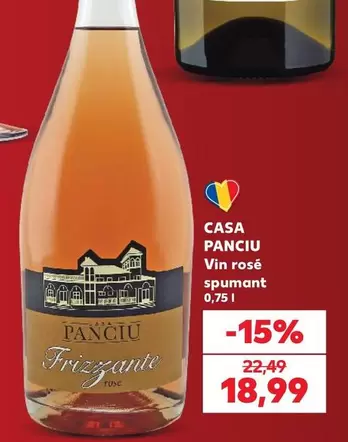 Vin rosé spumant