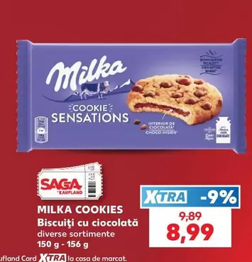 Milka - MILKA COOKIES Biscuiți cu ciocolată diverse sortimente
