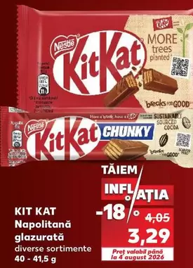 KIT KAT Napolitană glazuată