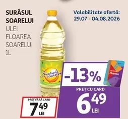Auchan - ULEI FLOAREA SOARELUI 1L