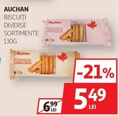 Auchan - BISCUȚI DIVERSE SORTIMENTE