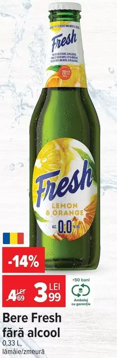 Bere Fresh fără alcool