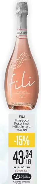 Prosecco Rose Brut Millesimato