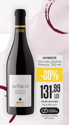 Vin roșu Alutus Primus