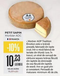 Petit Sapin Morbier AOC