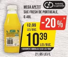 SUC FRESH DE PORTOCALE