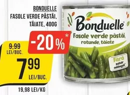 Fasole verde păstăi, tăiate