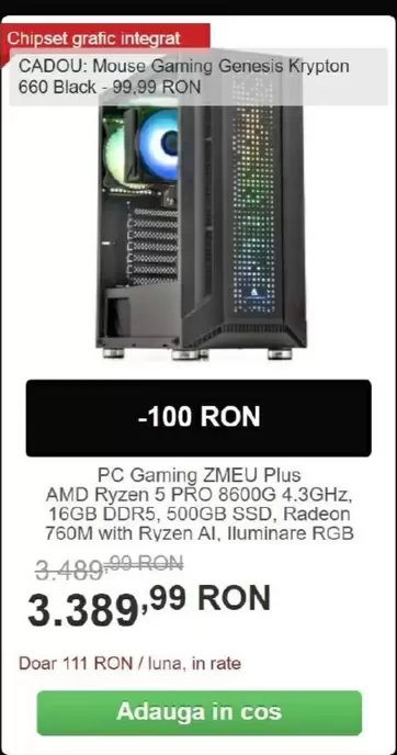 Amd - PC Gaming ZMEU Plus