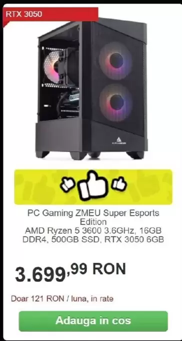 Amd - PC Gaming ZMEU Super Esports Edition