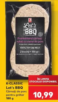 Frankenland cârnați rulați cu carne de porc