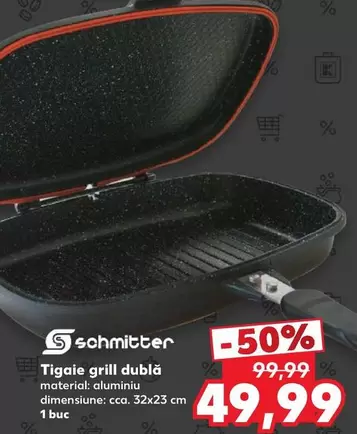 Schmitter - Tigaie grill dublă